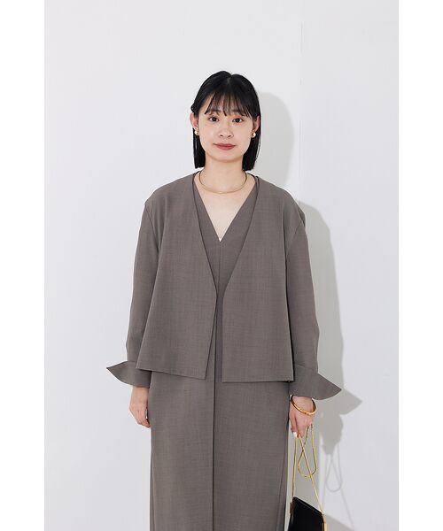 Rouge vif la cle / ルージュ・ヴィフ ラクレ ワンピース | 【セットアップ対応】タックリラックスワンピース | 詳細11