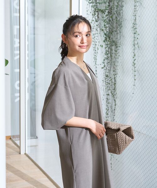 Rouge vif la cle / ルージュ・ヴィフ ラクレ ワンピース | 【セットアップ対応】タックリラックスワンピース | 詳細3