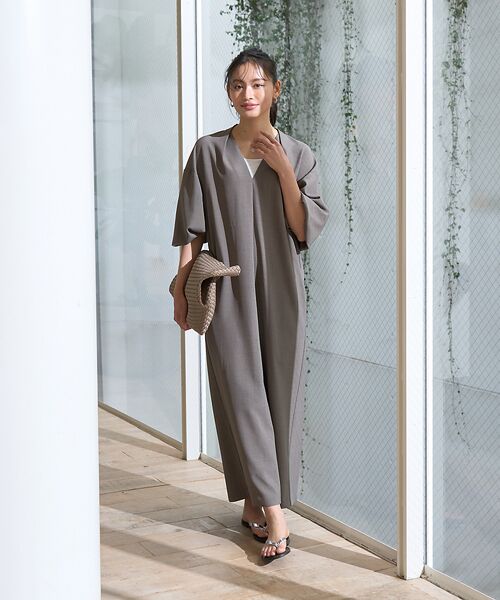 Rouge vif la cle / ルージュ・ヴィフ ラクレ ワンピース | 【セットアップ対応】タックリラックスワンピース | 詳細5