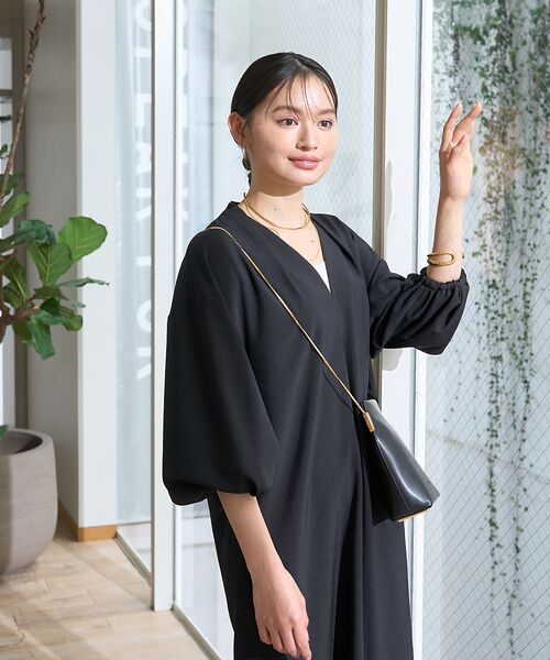 Rouge vif la cle / ルージュ・ヴィフ ラクレ ワンピース | 【セットアップ対応】タックリラックスワンピース | 詳細14