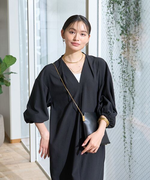 Rouge vif la cle / ルージュ・ヴィフ ラクレ ワンピース | 【セットアップ対応】タックリラックスワンピース | 詳細15