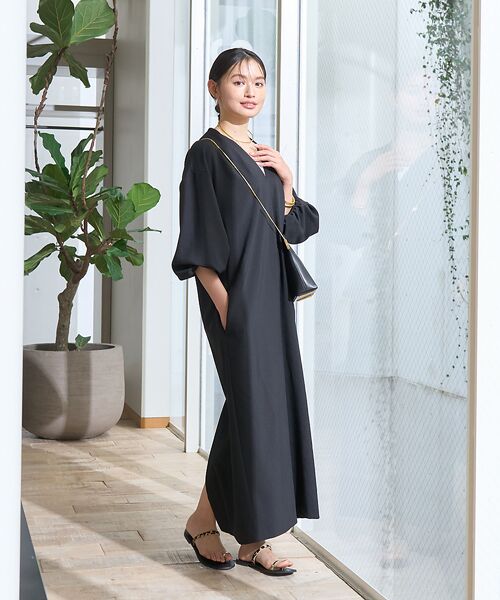 Rouge vif la cle / ルージュ・ヴィフ ラクレ ワンピース | 【セットアップ対応】タックリラックスワンピース | 詳細19