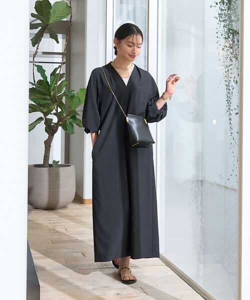 Rouge vif la cle / ルージュ・ヴィフ ラクレ ワンピース | 【セットアップ対応】タックリラックスワンピース | 詳細20