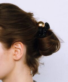 Rouge vif la cle / ルージュ・ヴィフ ラクレ ヘアアクセサリー | 【heyep／ヘイップ】メタルボールレザースタイルシュシュ