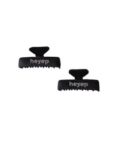 Rouge vif la cle / ルージュ・ヴィフ ラクレ ヘアアクセサリー | 【heyep／ヘイップ】ロゴラインストーンスクエアヘアクリップ