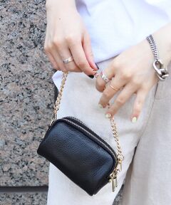 Rouge vif la cle / ルージュ・ヴィフ ラクレ ショルダーバッグ | 【AULENTTI/オウレンティ】チェーン付マイクロポーチバッグ