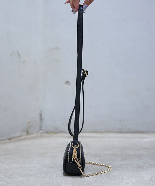 Rouge vif la cle / ルージュ・ヴィフ ラクレ ショルダーバッグ | 【AULENTTI/オウレンティ】チェーン付マイクロポーチバッグ | 詳細19