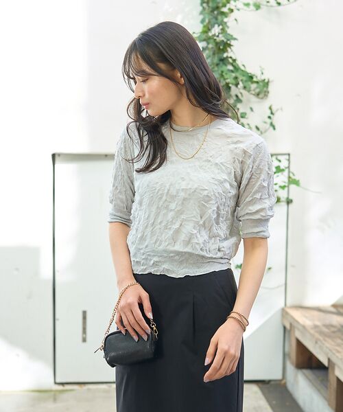 Rouge vif la cle / ルージュ・ヴィフ ラクレ ショルダーバッグ | 【AULENTTI/オウレンティ】チェーン付マイクロポーチバッグ | 詳細6