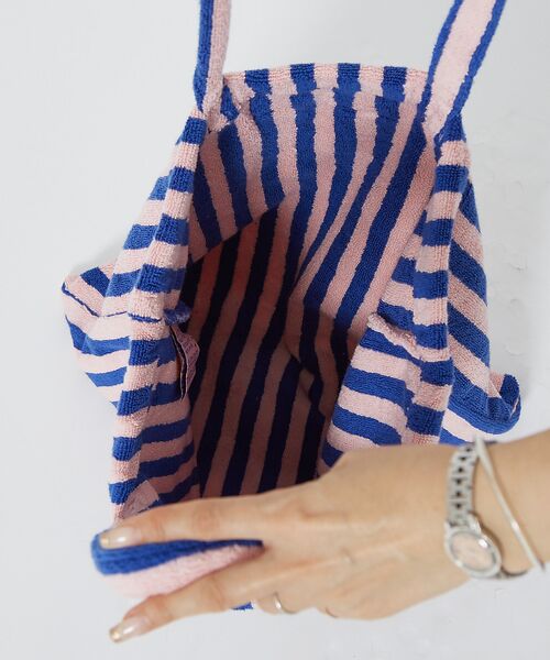 Rouge vif la cle / ルージュ・ヴィフ ラクレ トートバッグ | 【BONGUSTA/ボングスタ】NARAM STRIPED TOTE　トートバッ | 詳細7