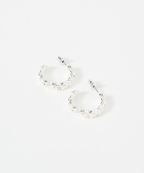 Rouge vif la cle / ルージュ・ヴィフ ラクレ ピアス・イヤリング | 【PILGRIM/ピルグリム】フープピアス | 詳細1