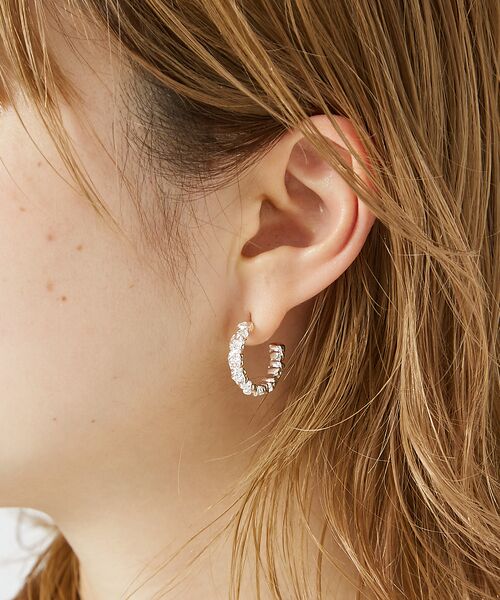 Rouge vif la cle/ルージュ・ヴィフ ラクレ 【PILGRIM/ピルグリム】フープピアス シルバー F Rouge vif la cle/ルージュ・ヴィフ ラクレ 【PILGRIM/ピルグリム】フープピアス シルバー F