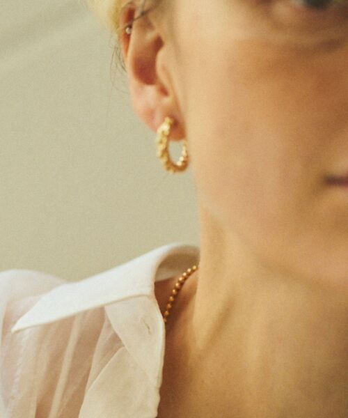 Rouge vif la cle / ルージュ・ヴィフ ラクレ ピアス・イヤリング | 【PILGRIM/ピルグリム】フープピアス | 詳細7