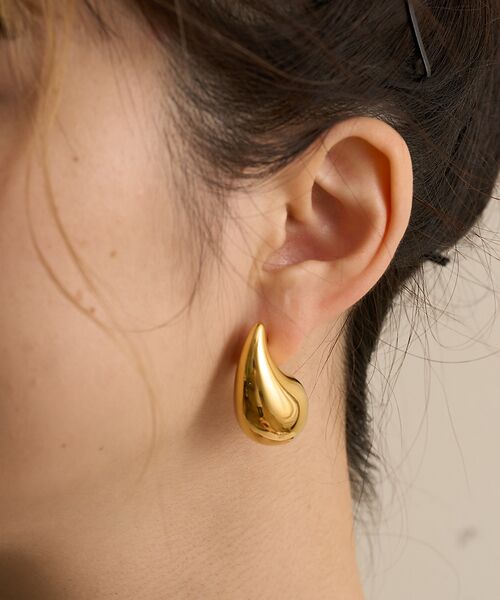 Rouge vif la cle / ルージュ・ヴィフ ラクレ ピアス・イヤリング | 【LUV AJ/ラヴエージェイ】GIA HOOPS ピアス | 詳細5