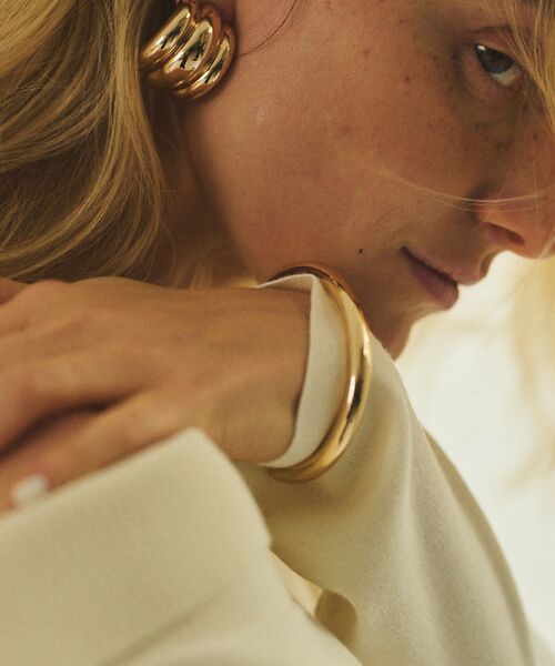 Rouge vif la cle / ルージュ・ヴィフ ラクレ ブレスレット・バングル | 【LILI CPASPE/リリクラスプ】SLOANE HOLLOW CUFF バ | 詳細2