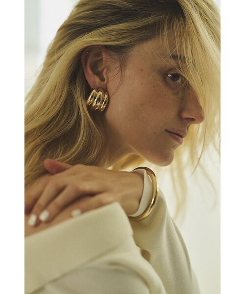 Rouge vif la cle / ルージュ・ヴィフ ラクレ ブレスレット・バングル | 【LILI CPASPE/リリクラスプ】SLOANE HOLLOW CUFF バ | 詳細4