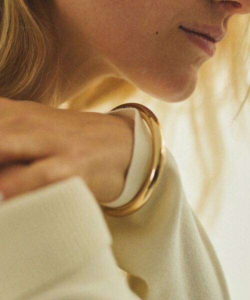 Rouge vif la cle/ルージュ・ヴィフ ラクレ 【LILI CPASPE/リリクラスプ】SLOANE HOLLOW CUFF バ ゴールド F Rouge vif la cle/ルージュ・ヴィフ ラクレ 【LILI CPASPE/リリクラスプ】SLOANE HOLLOW CUFF バ ゴールド F