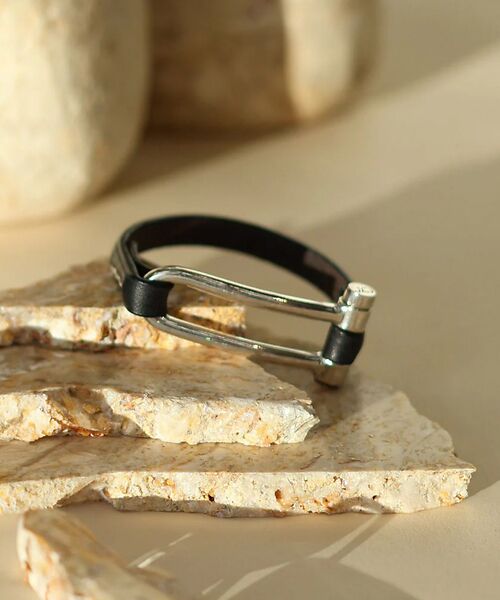 Rouge vif la cle / ルージュ・ヴィフ ラクレ ブレスレット・バングル | 【CXC/シーエックスシー】レザーシルバーブレスレット | 詳細7