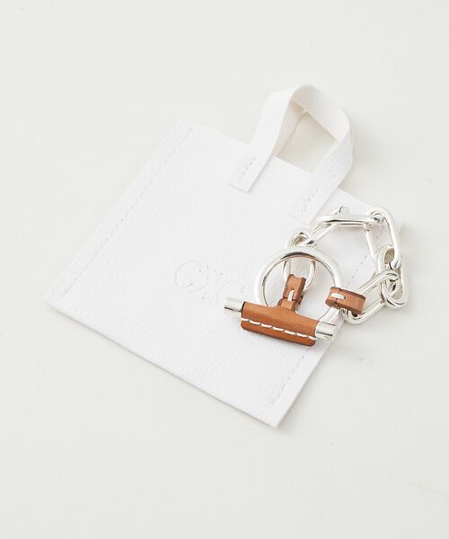 Rouge vif la cle / ルージュ・ヴィフ ラクレ ブレスレット・バングル | 【CXC/シーエックスシー】レザーコンビチェーンブレスレット | 詳細7