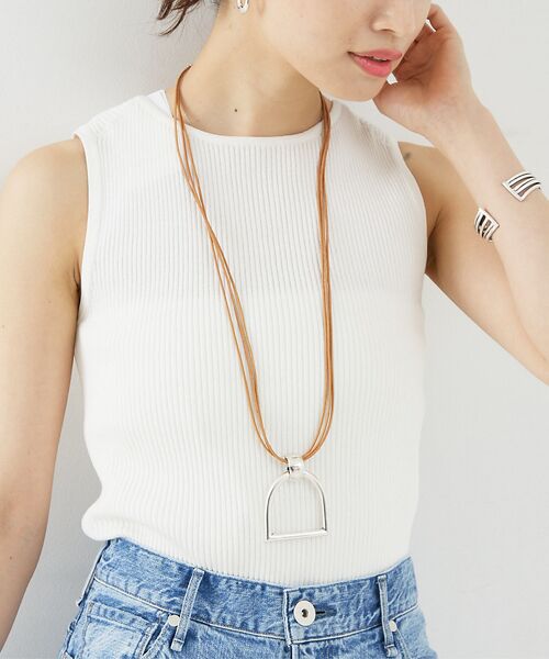 Rouge vif la cle / ルージュ・ヴィフ ラクレ ネックレス・ペンダント・チョーカー | 【CXC/シーエックスシー】レザーシルバーチャームネックレス | 詳細1