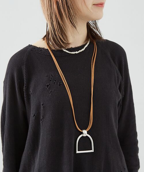 Rouge vif la cle / ルージュ・ヴィフ ラクレ ネックレス・ペンダント・チョーカー | 【CXC/シーエックスシー】レザーシルバーチャームネックレス | 詳細5