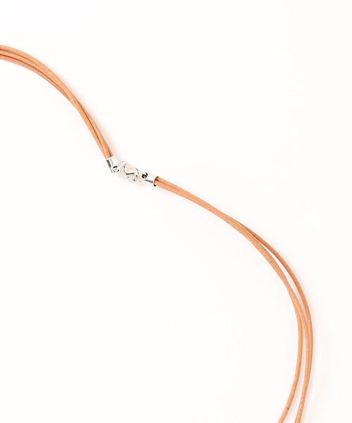 Rouge vif la cle / ルージュ・ヴィフ ラクレ ネックレス・ペンダント・チョーカー | 【CXC/シーエックスシー】レザーシルバーチャームネックレス | 詳細8