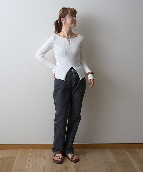 Rouge vif la cle / ルージュ・ヴィフ ラクレ ネックレス・ペンダント・チョーカー | 【CXC/シーエックスシー】ゴールドーチャーム レザーチョーカー | 詳細4