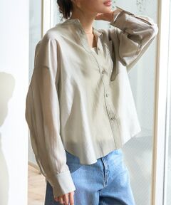 Rouge vif la cle / ルージュ・ヴィフ ラクレ シャツ・ブラウス | ポケット付きシアーシャツ