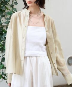 Rouge vif la cle / ルージュ・ヴィフ ラクレ シャツ・ブラウス | ポケット付きシアーシャツ