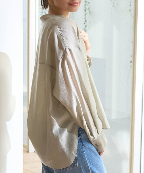 Rouge vif la cle / ルージュ・ヴィフ ラクレ シャツ・ブラウス | ポケット付きシアーシャツ | 詳細20