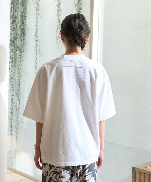 Rouge vif la cle / ルージュ・ヴィフ ラクレ Tシャツ | ピグメントヴィンテージライクロゴBIG Tシャツ | 詳細12