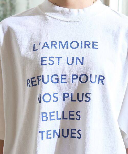 Rouge vif la cle / ルージュ・ヴィフ ラクレ Tシャツ | ピグメントヴィンテージライクロゴBIG Tシャツ | 詳細13