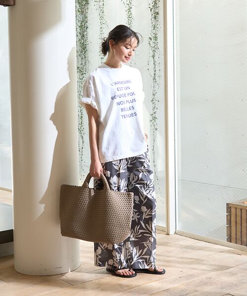 Rouge vif la cle / ルージュ・ヴィフ ラクレ Tシャツ | ピグメントヴィンテージライクロゴBIG Tシャツ | 詳細7