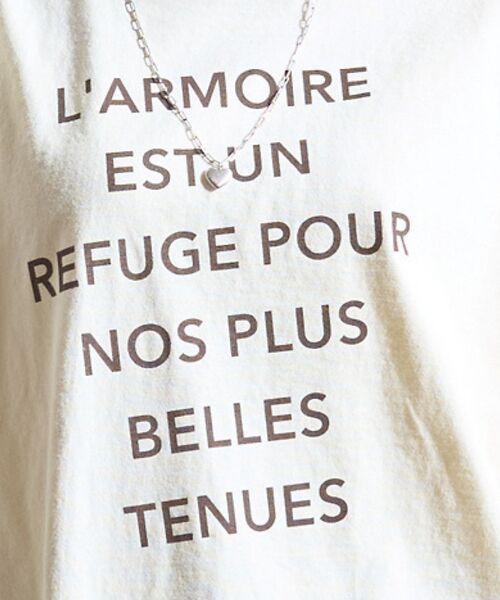 Rouge vif la cle / ルージュ・ヴィフ ラクレ Tシャツ | ピグメントヴィンテージライクロゴBIG Tシャツ | 詳細24