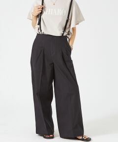 Rouge vif la cle / ルージュ・ヴィフ ラクレ パンツ | サスペンダーワイドタックパンツ