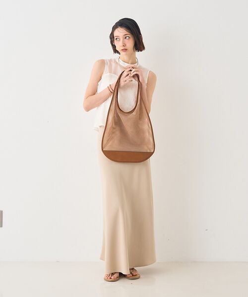 Rouge vif la cle / ルージュ・ヴィフ ラクレ シャツ・ブラウス | 【一部店舗限定】シアーミックスペプラムブラウス | 詳細11