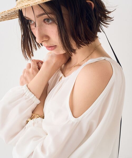 Rouge vif la cle / ルージュ・ヴィフ ラクレ シャツ・ブラウス | 【一部店舗限定】オープンショルダーブラウス | 詳細5