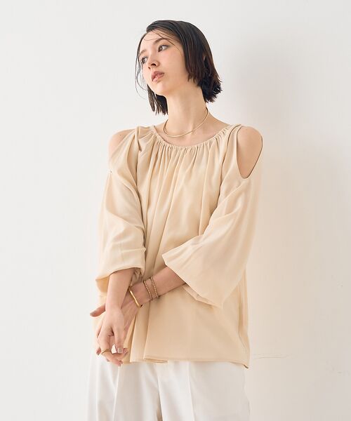 Rouge vif la cle / ルージュ・ヴィフ ラクレ シャツ・ブラウス | 【一部店舗限定】オープンショルダーブラウス | 詳細12