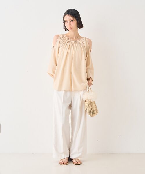 Rouge vif la cle / ルージュ・ヴィフ ラクレ シャツ・ブラウス | 【一部店舗限定】オープンショルダーブラウス | 詳細14