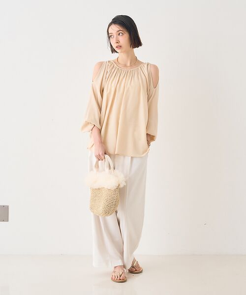 Rouge vif la cle / ルージュ・ヴィフ ラクレ シャツ・ブラウス | 【一部店舗限定】オープンショルダーブラウス | 詳細15