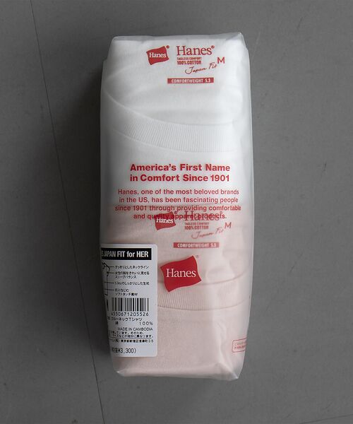 Rouge vif la cle / ルージュ・ヴィフ ラクレ Tシャツ | 【Hanes / ヘインズ】クルーネックTシャツ/ジャパンフィット/コットン10 | 詳細3