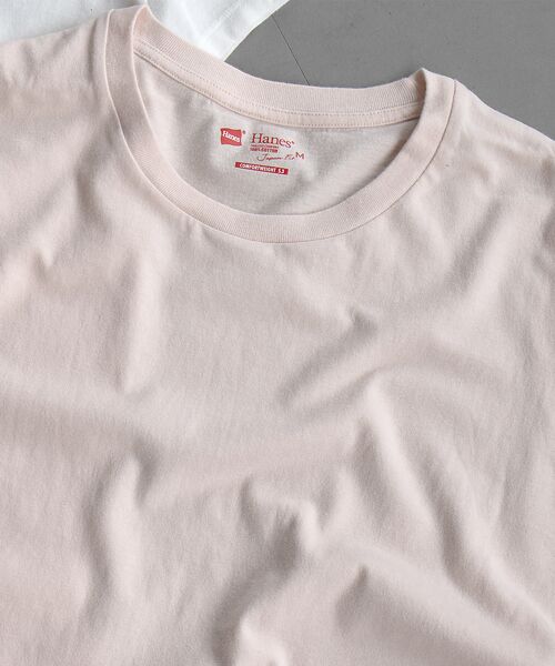 Rouge vif la cle / ルージュ・ヴィフ ラクレ Tシャツ | 【Hanes / ヘインズ】クルーネックTシャツ/ジャパンフィット/コットン10 | 詳細4