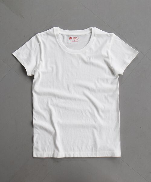 Rouge vif la cle / ルージュ・ヴィフ ラクレ Tシャツ | 【Hanes / ヘインズ】クルーネックTシャツ/ジャパンフィット/コットン10 | 詳細5