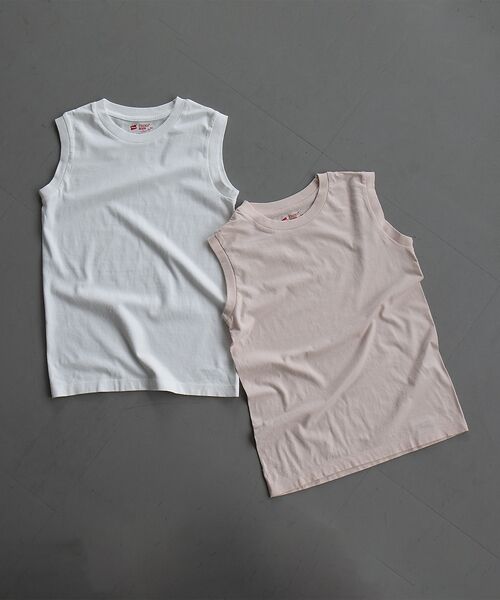 Rouge vif la cle / ルージュ・ヴィフ ラクレ キャミソール・チューブトップ | 【Hanes / ヘインズ】クルーネックノースリーブTシャツ/コットン100/ノ | 詳細3