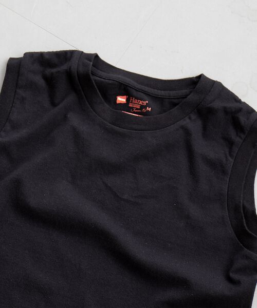 Rouge vif la cle / ルージュ・ヴィフ ラクレ キャミソール・チューブトップ | 【Hanes / ヘインズ】クルーネックノースリーブTシャツ/コットン100/ノ | 詳細6