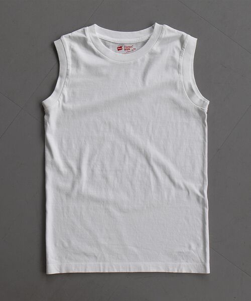 Rouge vif la cle / ルージュ・ヴィフ ラクレ キャミソール・チューブトップ | 【Hanes / ヘインズ】クルーネックノースリーブTシャツ/コットン100/ノ | 詳細7