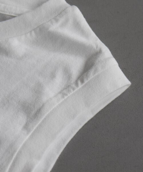 Rouge vif la cle / ルージュ・ヴィフ ラクレ キャミソール・チューブトップ | 【Hanes / ヘインズ】クルーネックノースリーブTシャツ/コットン100/ノ | 詳細12