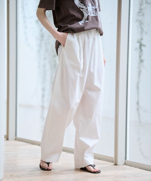 Rouge vif la cle / ルージュ・ヴィフ ラクレ パンツ | 【MICA&DEAL /マイカアンドディール】コットンイージーパンツ【WEB限定 | 詳細1