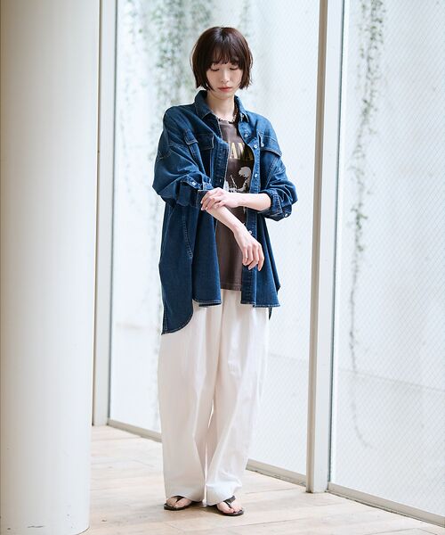 Rouge vif la cle / ルージュ・ヴィフ ラクレ パンツ | 【MICA&DEAL /マイカアンドディール】コットンイージーパンツ【WEB限定 | 詳細6