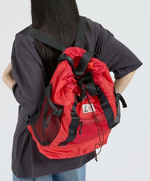 Rouge vif la cle / ルージュ・ヴィフ ラクレ トートバッグ | 追加6【CARIBOU MOUNTAINEERING】ライトウェイトパックトート（レッド）