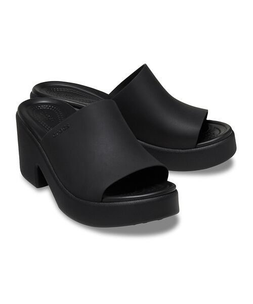 CROCS クロックス ブルックリン ウーブン スライド サンダル W9 CROCS / クロックス】BROOKLYN HEEL / ブルックリン スラ
